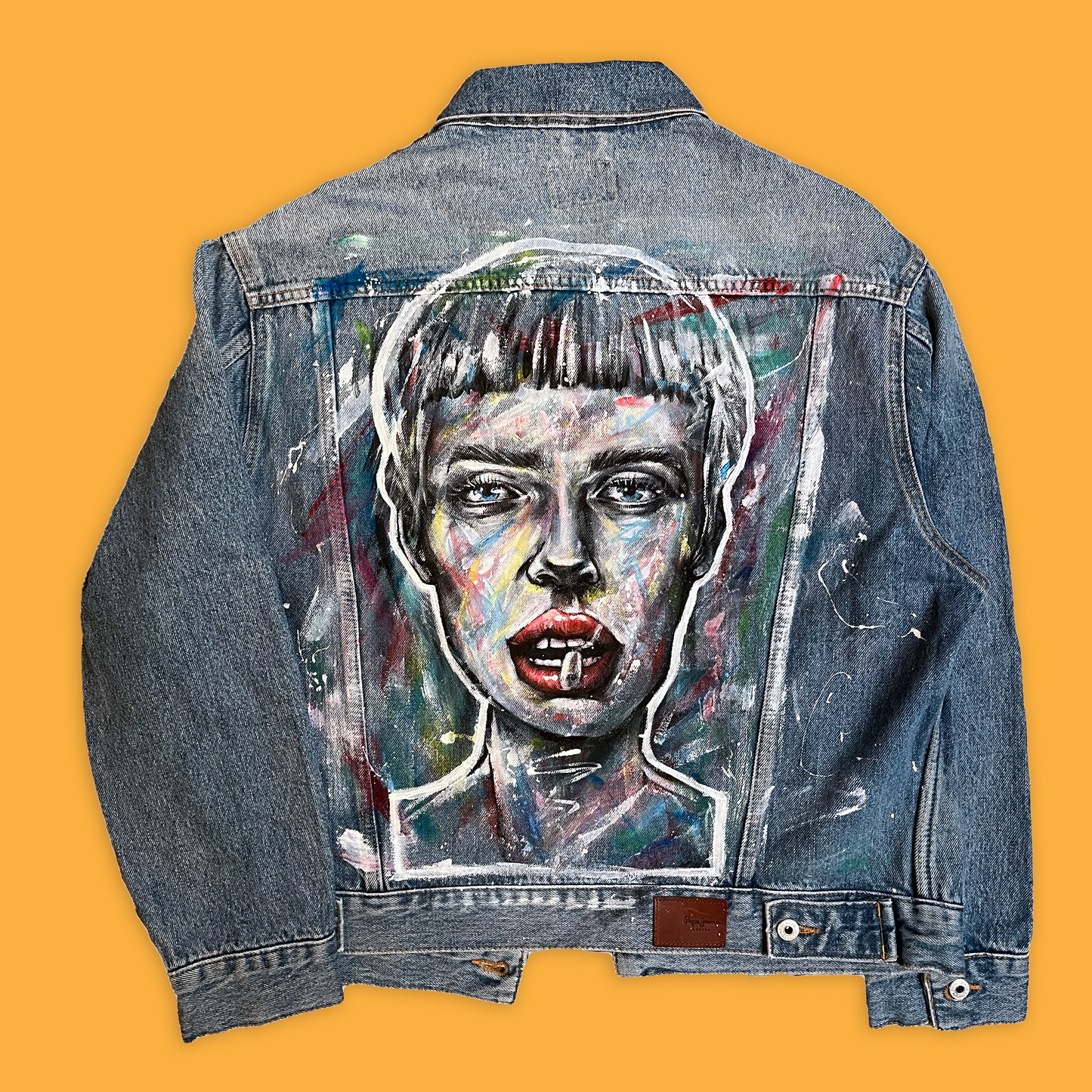 PEPE JEANS HAND-PAINTED JACKET