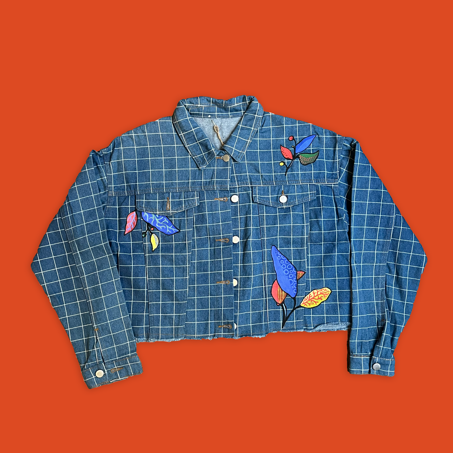 GRID DENIM SHIRT